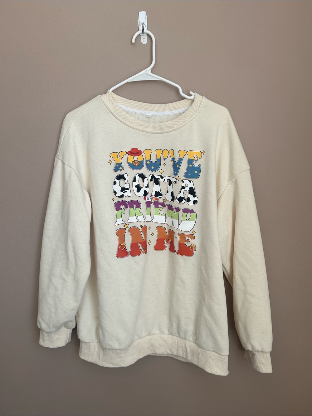 Graphic Sweatshirt - "You've Gotta Friend In Me"